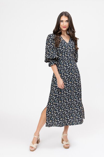 Seeking Lola Midnight Daisy Madrid Dress-new-Preen