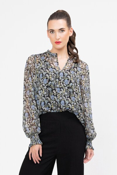 Leila + Luca Garden Whisper Movement Blouse-new-Preen
