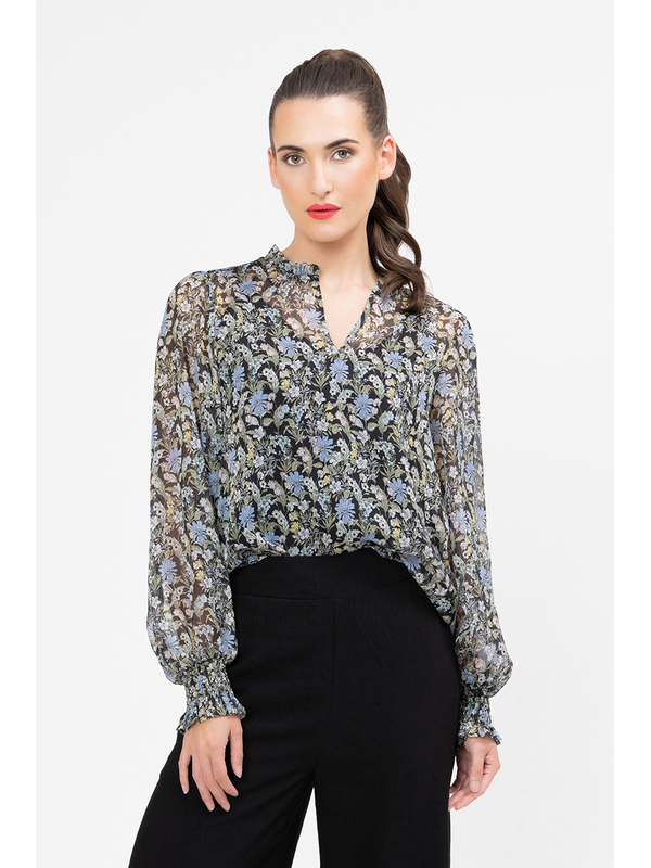 Leila + Luca Garden Whisper Movement Blouse