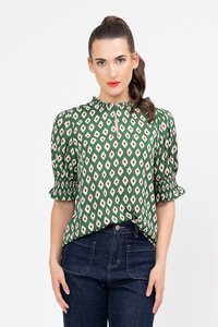 Seeking Lola Diamond Movement Blouse