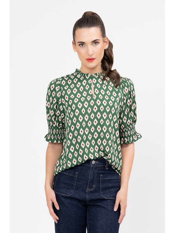 Seeking Lola Diamond Movement Blouse