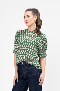 Seeking Lola Diamond Movement Blouse