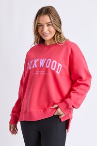 Foxwood Raspberry wtih Neon Lilac Interval Crew