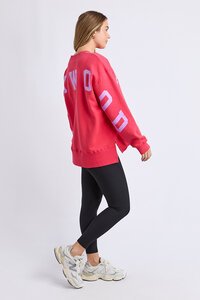 Foxwood Raspberry wtih Neon Lilac Interval Crew