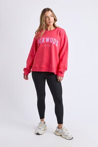 Foxwood Raspberry wtih Neon Lilac Interval Crew