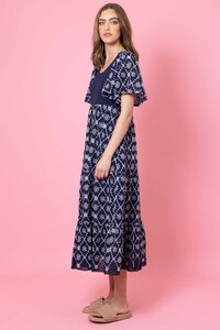 Charlo Rosetta Embroidered Dress