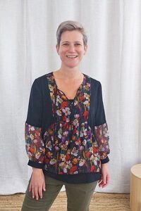 Memo Relaxed Balloon Sleeve Top