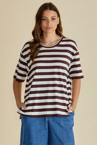Betty Basics Relax Boxy Stripe Tee