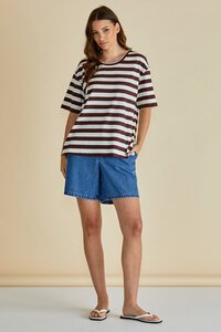 Betty Basics Relax Boxy Stripe Tee