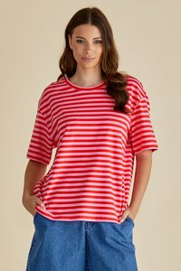 Betty Basics Relax Boxy Stripe Tee
