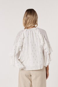 Fate + Becker Delia Ruffle Top