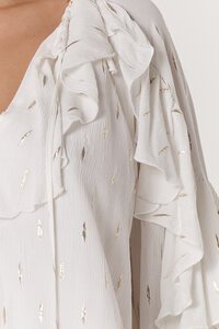 Fate + Becker Delia Ruffle Top