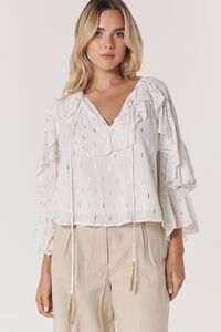 Fate + Becker Delia Ruffle Top