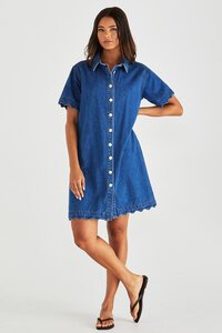Sass Vale Scalloped Dress