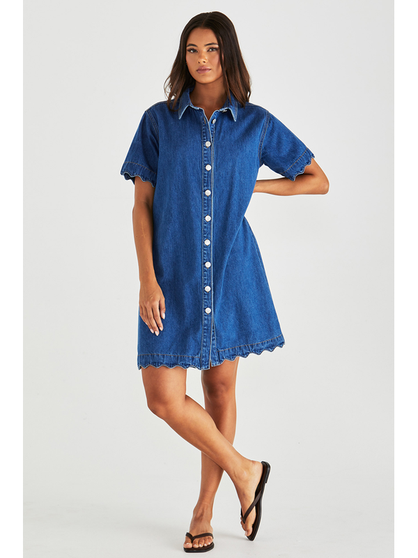 Sass Vale Scalloped Dress