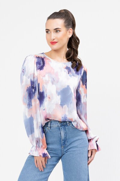 Seeking Lola Lilac Smudge Patti Top-new-Preen