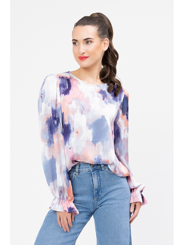 Seeking Lola Lilac Smudge Patti Top