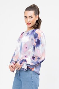 Seeking Lola Lilac Smudge Patti Top