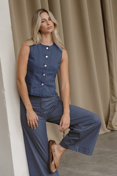Sass Ainsley Vest-new-Preen