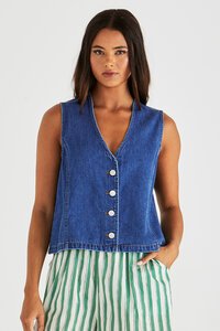 Sass Sabine Denim Vest