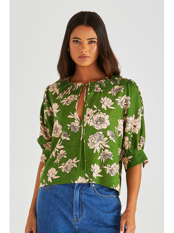 Sass Antonie Pleated Blouse