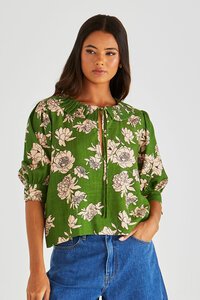 Sass Antonie Pleated Blouse