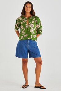 Sass Antonie Pleated Blouse