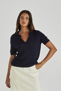 Sass Abbie Knit Polo
