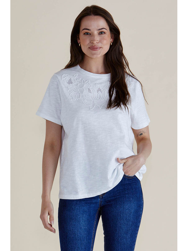Betty Basics Arabella Lace Tee - Pre Order