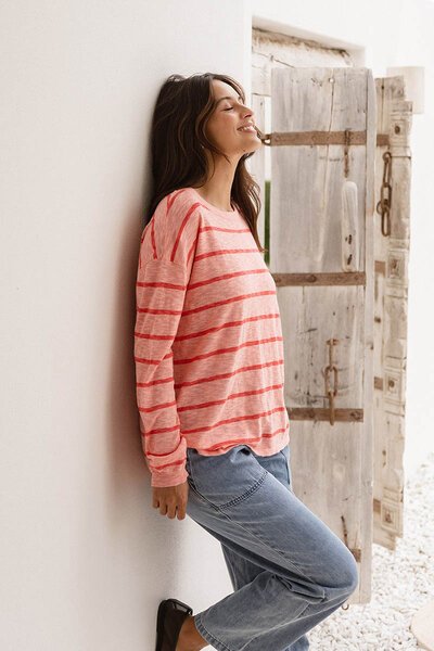 Betty Basics Natasha Knit Stripe Top - Pre Order-best-sellers-Preen