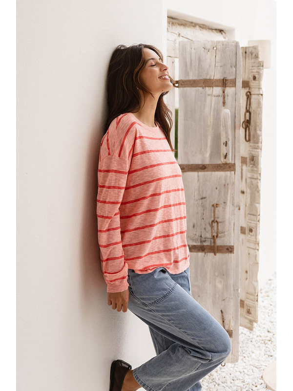 Betty Basics Natasha Knit Stripe Top - Pre Order