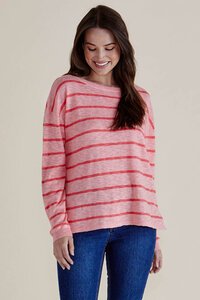 Betty Basics Natasha Knit Stripe Top - Pre Order