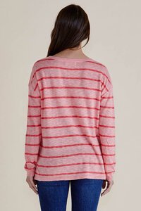 Betty Basics Natasha Knit Stripe Top - Pre Order