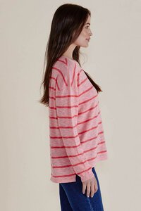 Betty Basics Natasha Knit Stripe Top - Pre Order