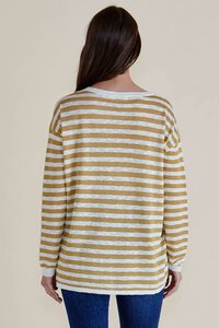 Betty Basics Natasha Knit Stripe Top - Pre Order