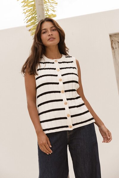 Betty Basics Nicollete Knit Vest - Pre Order-best-sellers-Preen