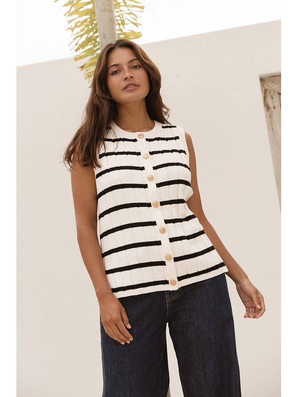 Betty Basics Nicollete Knit Vest - Pre Order