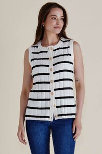 Betty Basics Nicollete Knit Vest - Pre Order