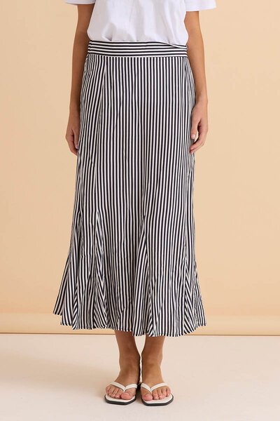 Betty Basics Darla Stripe Skirt - Pre Order-best-sellers-Preen