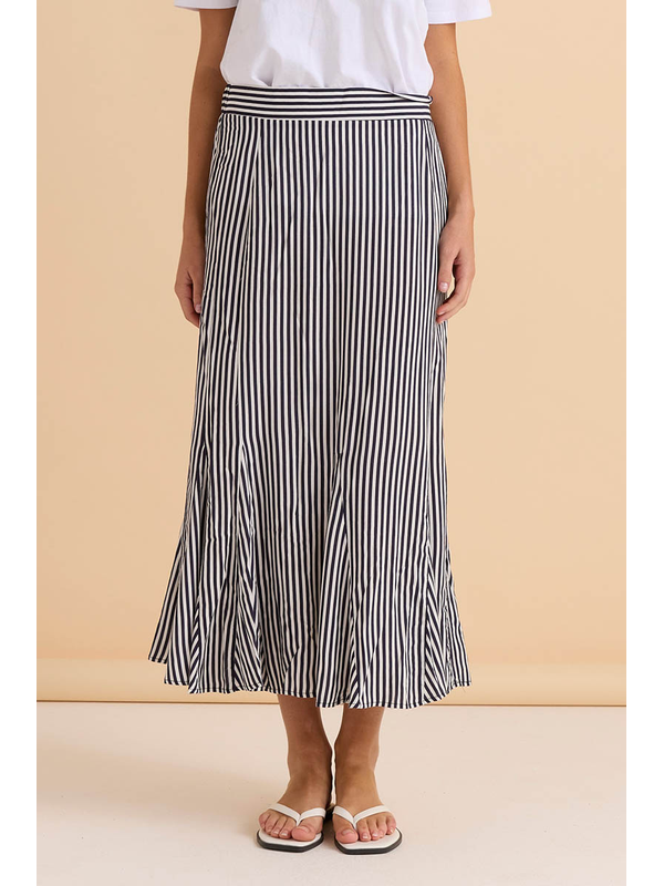 Betty Basics Darla Stripe Skirt - Pre Order