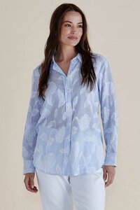 Betty Basics Lace Stripe Shirt - Pre Order