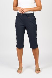Vassalli Skinny Elastic Waist Long Shorts