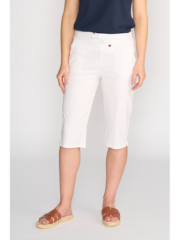 Vassalli Skinny Elastic Waist Long Shorts