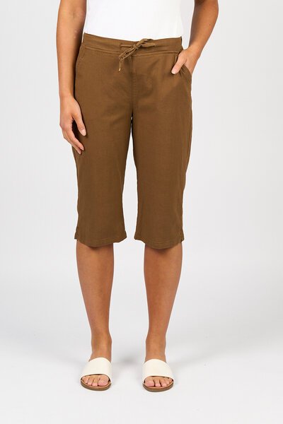 Vassalli Skinny Elastic Waist Long Shorts-new-Preen