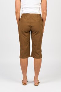Vassalli Skinny Elastic Waist Long Shorts