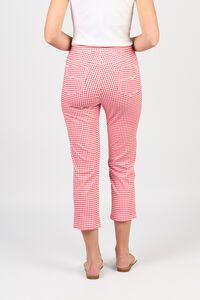 Vassalli Slim 7-8 Lightweight Pull On Pant - Gingham