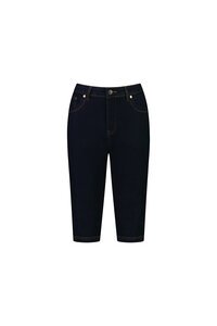Vassalli Slim Contrast Stitch Denim Shorts