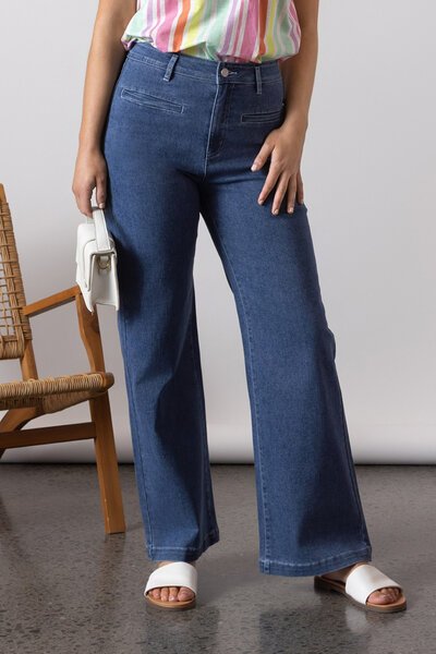 Vassalli Wide Leg Jean - Blue Hue-new-Preen