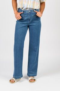 Vassalli Wide Leg Jean - Blue Hue
