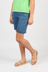 Vassalli Slim Leg Shorts - Blue Hue
